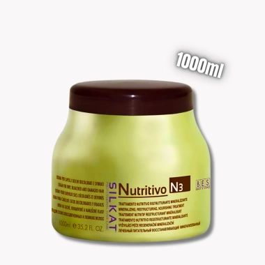 Hấp Phục Hồi Tóc BES Silkat N3 500ml-1.000ml - Dưỡng tái cấu trúc, phục hồi mạnh mẽ tóc hư tổn giảm giá 528.000 VND 11