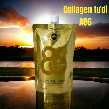 Hấp Phục Hồi Tóc Collagen Tươi A86 500ml - Dưỡng sâu, giảm rụng, tăng dày, chỉ 70.000₫ 7 Hấp Phục Hồi Tóc Collagen Tươi A86 500ml - Dưỡng sâu, giảm rụng, tăng dày, chỉ 70.000₫ 7