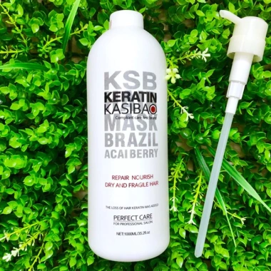 Hấp phục hồi tóc keratin Kasibao 1.000ml Dưỡng sâu giảm gãy giá chỉ 99.000 VND