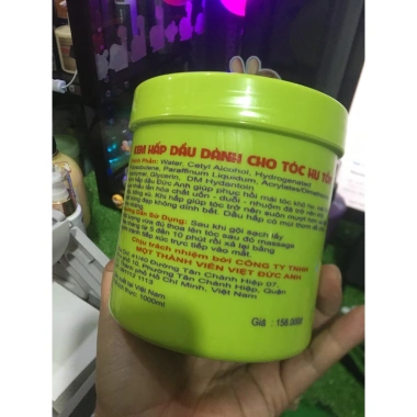 Hấp tinh dầu dừa Đức Anh 1.000ml - Chống hư tổn tóc, chắc khỏe, giá 149.000đ 3 Hấp tinh dầu dừa Đức Anh 1.000ml - Chống hư tổn tóc, chắc khỏe, giá 149.000đ 3
