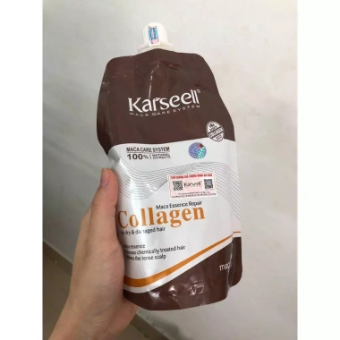 Hấp Tóc Collagen Karseell Maca 500ml - Dưỡng tóc chắc khỏe, giảm gãy rụng, giá ưu đãi 235k