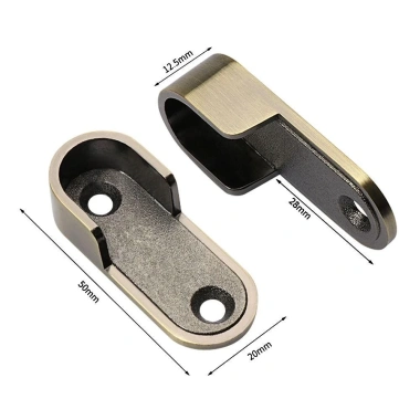 HAPPYLEAF Giá Đỡ Thanh Nội Thất 2 Cái Ống Cứng Dễ Lắp Hỗ Trợ Treo Tủ Quần Áo 2 HAPPYLEAF Giá Đỡ Thanh Nội Thất 2 Cái Ống Cứng Dễ Lắp Hỗ Trợ Treo Tủ Quần Áo 2
