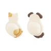 HAPPYLEAF Nút Chặn Cửa 1/2 Cái + Tấm Chống Sốc Tự Dính – Chống Va Chạm, Tắt Tiếng, Không Trơn Trượt, Tay Cầm Cao Su Mềm 16