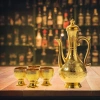 HAPPYNOOK Golden Temple Cup Ấm trà & Kính rượu vang cổ điển trang trí gia đình, chỉ 20.700₫ 6