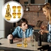 HAPPYNOOK Golden Temple Cup Ấm trà & Kính rượu vang cổ điển trang trí gia đình, chỉ 20.700₫ 7