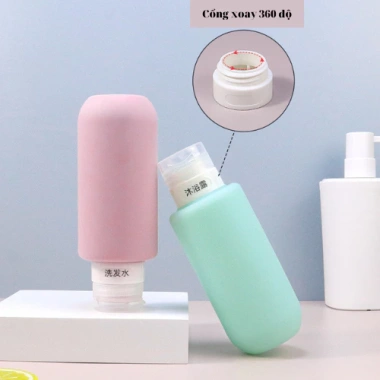 Hasara Chai Chiết Silicon 200ml Dầu Gội và Sữa Tắm Du Lịch CC20 - Không Rò Rỉ 7 Hasara Chai Chiết Silicon 200ml Dầu Gội và Sữa Tắm Du Lịch CC20 - Không Rò Rỉ 7