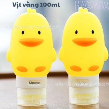 Hasara Dầu gội silicon cao cấp - Chai chiết 60-100ml hình thú dễ thương, giá chỉ 34.000 VND 6