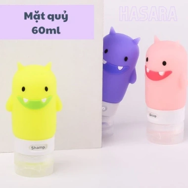 Hasara Dầu gội silicon cao cấp - Chai chiết 60-100ml hình thú dễ thương, giá chỉ 34.000 VND 7