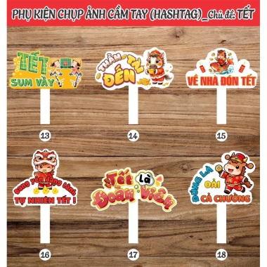 Hashtag Chụp Hình Tết 2.026 Set Trang Trí Năm Mới Giá Ưu Đãi 35.100 VND 3 Hashtag Chụp Hình Tết 2.026 Set Trang Trí Năm Mới Giá Ưu Đãi 35.100 VND 3