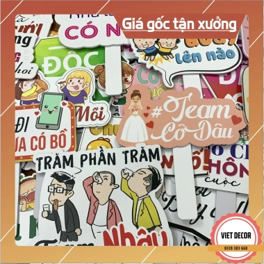 Hashtag Đám Cưới Hàng Đẹp - Bảng Cầm Tay Chụp Ảnh Cưới Bền Đẹp | 19.000 - vietdecor68