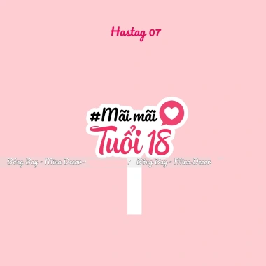 Hashtag sinh nhật người lớn cầm tay chụp ảnh - Giá chỉ 35.000đ, giảm so với 43.400đ 9 Hashtag sinh nhật người lớn cầm tay chụp ảnh - Giá chỉ 35.000đ, giảm so với 43.400đ 9
