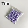 Hạt Bẹt, Hạt Cườm, Hạt Ngọc Trai Nhựa Có Lỗ Nhiều Màu 10g - Giá 15.000đ 16
