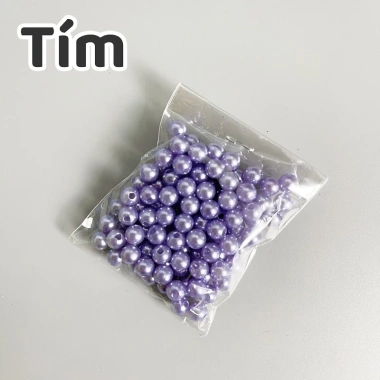 Hạt Bẹt, Hạt Cườm, Hạt Ngọc Trai Nhựa Có Lỗ Nhiều Màu 10g - Giá 15.000đ 16 Hạt Bẹt, Hạt Cườm, Hạt Ngọc Trai Nhựa Có Lỗ Nhiều Màu 10g - Giá 15.000đ 16