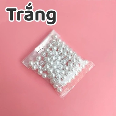 Hạt Bẹt, Hạt Cườm, Hạt Ngọc Trai Nhựa Có Lỗ Nhiều Màu 10g - Giá 15.000đ 21 Hạt Bẹt, Hạt Cườm, Hạt Ngọc Trai Nhựa Có Lỗ Nhiều Màu 10g - Giá 15.000đ 21