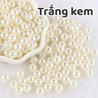 Hạt Bẹt, Hạt Cườm, Hạt Ngọc Trai Nhựa Có Lỗ Nhiều Màu 10g - Giá 15.000đ 24 Hạt Bẹt, Hạt Cườm, Hạt Ngọc Trai Nhựa Có Lỗ Nhiều Màu 10g - Giá 15.000đ 24