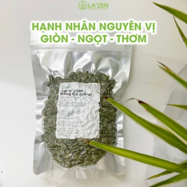 Hạt bí ăn liền Tết bí xanh Mông Cổ sạch không chất bảo quản 250/500gr Lazen