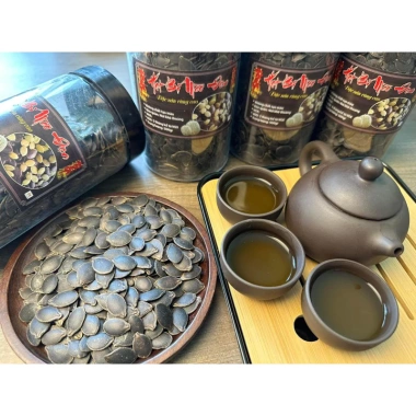 Hạt bí mèo đen rang củi thơm ngon 500gr - Hộp chắc, giảm giá Tết 2.025 4 Hạt bí mèo đen rang củi thơm ngon 500gr - Hộp chắc, giảm giá Tết 2.025 4