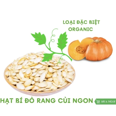 Hạt bí rang tay 450g - Thơm ngon, bùi, giòn, hạt chắc, giá chỉ 54.566₫