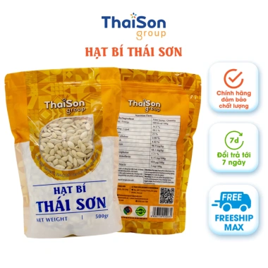 Hạt Bí Sạch Thái Sơn Gia Lai rang muối hạt lớn 500gr zipper - Giá 86k, chất lượng HB0.5L
