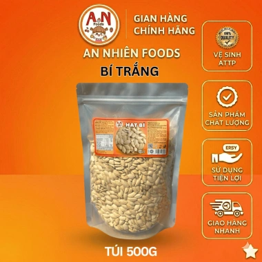 Hạt bí trắng nguyên chất – Khối lượng tịnh, không tính bao bì, giá 102.000₫