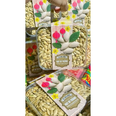 Hạt bí trắng rang tay mẫu Tết 450g - Giòn tan, vị thơm, giảm giá 104.500₫