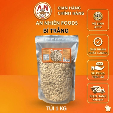 Hạt bí trắng rang tay - Tinh khiết, không tính bao bì, giảm giá 102.000đ (Giá gốc 122.400đ)