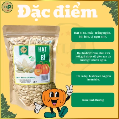 Hạt bí trắng Tân Lộc Phát – Ăn vặt hấp dẫn, giá ưu đãi 98.000₫ 3