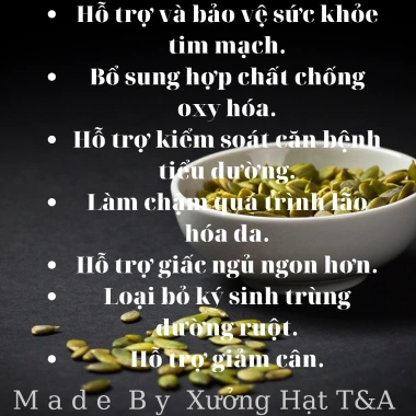 Hạt Bí Xanh Ấn Độ 500gr Cao Cấp Loại 1 - Sấy Giòn Tự Nhiên, Ăn Thô, Giá 55.000đ CHỢ HẠT T&A