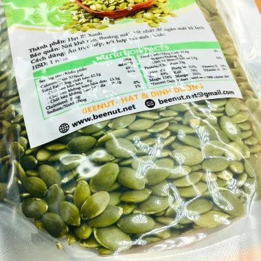 Hạt bí xanh Ấn Độ rang tách vỏ - Nhân Healthy BeeNut, dinh dưỡng, 100-500g, giảm 20%