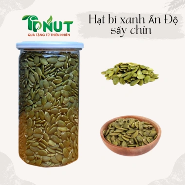 Hạt bí xanh Ấn Độ sấy chín TPNUT 500g/250g - Giảm giá 59.000 VND, thơm ngon, bổ dưỡng