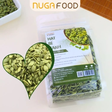 Hạt bí xanh rang mộc NUGAFOOD tách vỏ nội Mông giòn nguyên vị giảm giá 79.550₫ 9 Hạt bí xanh rang mộc NUGAFOOD tách vỏ nội Mông giòn nguyên vị giảm giá 79.550₫ 9