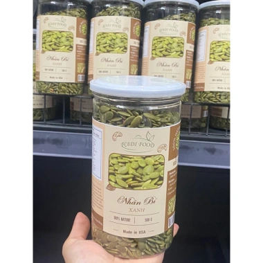 Hạt bí xanh tách vỏ 500g HADIFOOD - Giá chỉ 30.000đ, ăn luôn hoặc làm sữa