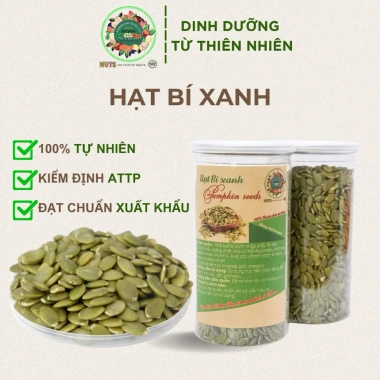 Hạt bí xanh Trần Anh Food 500g sấy chín tách vỏ nguyên vị, thơm giòn nhập khẩu