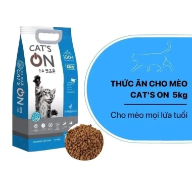 Hạt CATS ON Bao Xá 20kg - Đạm 33% cho mèo mọi lứa tuổi, dinh dưỡng tối ưu