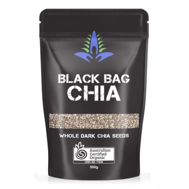 Hạt Chia Úc Black Bag 500g - Dinh dưỡng, Omega-3, chất xơ, hỗ trợ giảm cân, giảm giá 18%