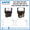 Hạt Công Tắc MPE A20 & A60 - Loại Seri, Chữ Nhật, Giá chỉ 12.000đ (Giá gốc 15.600đ)