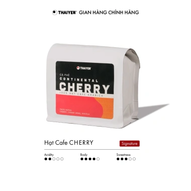 Hạt Continental Cherry 100% Arabica Nguyên Chất - Giá 190.920, Giảm còn 148.000 - Cà phê thượng hạng