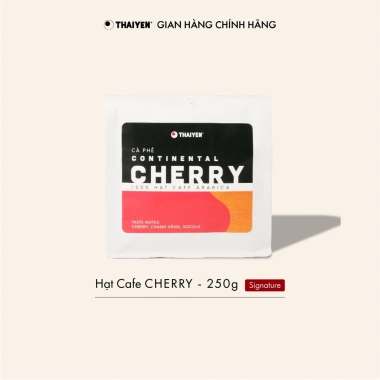 Hạt Continental Cherry 100% Arabica Nguyên Chất - Giá 190.920, Giảm còn 148.000 - Cà phê thượng hạng 7