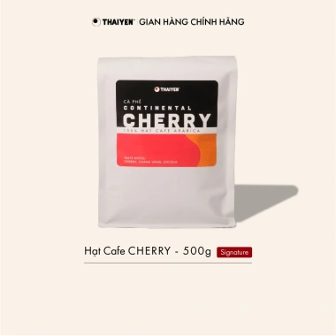 Hạt Continental Cherry 100% Arabica Nguyên Chất - Giá 190.920, Giảm còn 148.000 - Cà phê thượng hạng 8