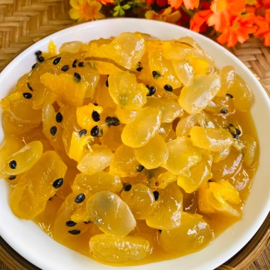 Hạt đác rim thơm chanh dây - Chua ngọt thanh dịu đường phèn, ăn kèm đồ uống, sữa chua - Giá 50.000đ (giảm từ 61.500đ)