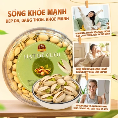 Hạt Dẻ Cười Mộc Son Nuts 500g - Giàu Vitamin B6, Tốt Tim Mạch, Ăn Kiêng, 224.000₫