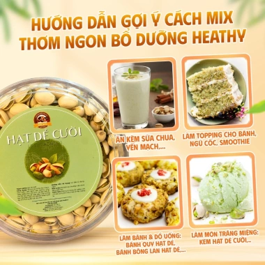 Hạt Dẻ Cười Mộc Son Nuts 500g - Giàu Vitamin B6, Tốt Tim Mạch, Ăn Kiêng, 224.000₫