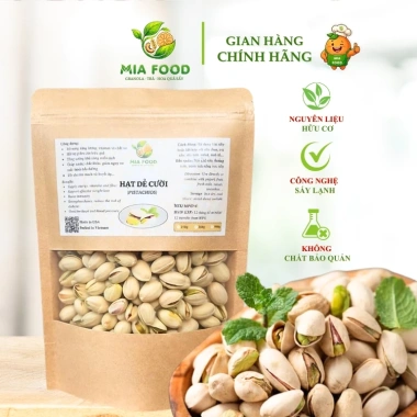 Hạt Dẻ Cười Nhập Khẩu Mỹ MIA FOOD Loại 1 Rang Tự Nhiên - Ăn Vặt Healthy 123k
