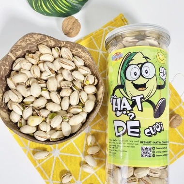 Hạt dẻ cười Pistachio 1KG Combo 2 phần 500g không tẩy trắng, không yểu - BeeNut
