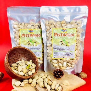 Hạt dẻ cười Pistachio 1KG Combo 2 phần 500g không tẩy trắng, không yểu - BeeNut