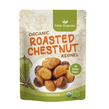 Hạt dẻ hữu cơ Aztec Organics ngọt bùi tự nhiên - Ăn vặt lành mạnh cho ngày Tết 7