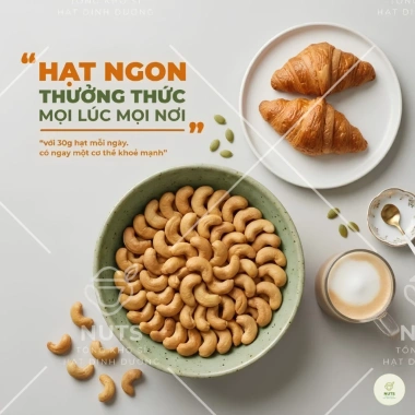 Hạt Điều 500g Sống & Sấy Chín – Rang Muối Thơm Giòn, tốt cho tim mạch, hỗ trợ giảm cân – chỉ 99.000₫ 6 Hạt Điều 500g Sống & Sấy Chín – Rang Muối Thơm Giòn, tốt cho tim mạch, hỗ trợ giảm cân – chỉ 99.000₫ 6