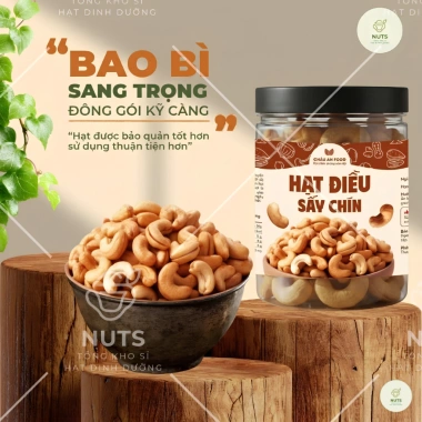 Hạt Điều 500g Sống & Sấy Chín – Rang Muối Thơm Giòn, tốt cho tim mạch, hỗ trợ giảm cân – chỉ 99.000₫