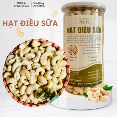 Hạt Điều Bình Phong Sấy Nguyên Vị 500gr Không Lụa Không Muối - Chỉ 145k MDNuts