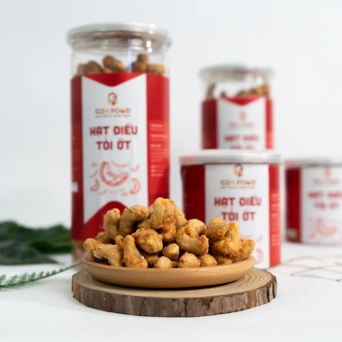 Hạt Điều Bình Phước Rang Tỏi Ớt Nguyên Hạt – Ngũ Cốc Dinh Dưỡng Bà Bầu Ăn Kiêng Giảm Cân, Giá 140.000đ G2H Food 3